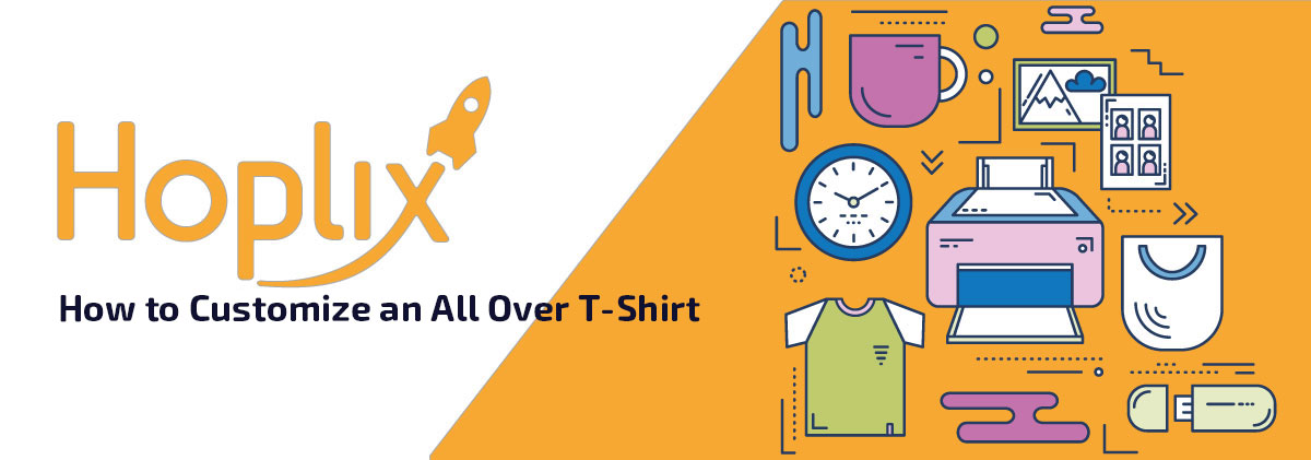 How to Customize an All Over T Shirt on Hoplix Print on Demand